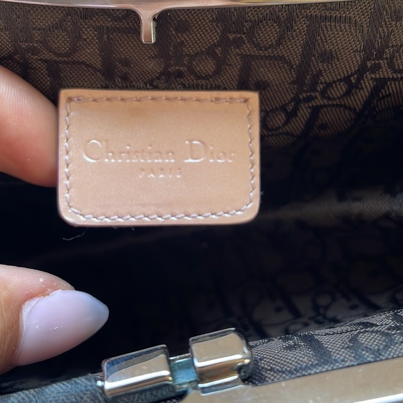 Christian Dior silk mini saddle bag - Picture 11 of 17